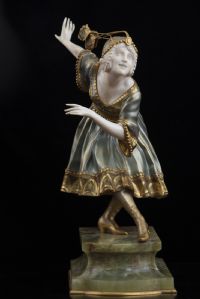 Scultura di Eduardo Rossi (Napoli 1867 – 1926) “Ballerina”